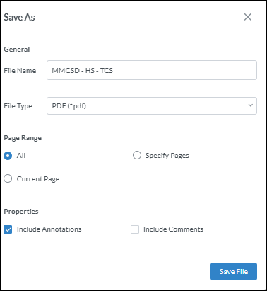 Save as pop-up.